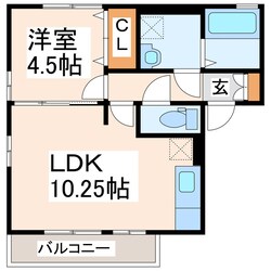 エスポワール光の森の物件間取画像